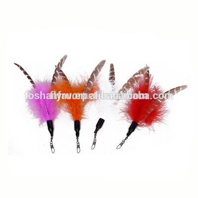 Hot Sales Chinese Feather Cute Cat Toy For Feather Cat Teaser