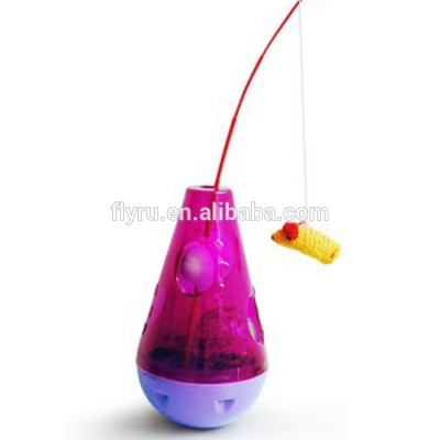 Made In China Pet Products Tumbling Hanging Mouse Cat Toy Plastic Cat Toy