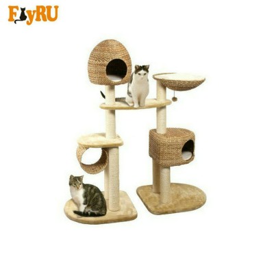 Wholesale Pet Products Manufacturer High Quality Low Price house Tree cat tower