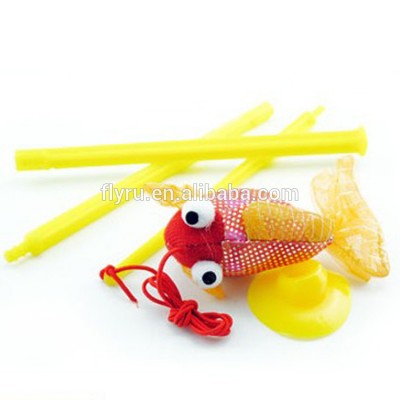 Best Selling Luxury Cat Toy Fish shape toy With Sucker wholesale cat toys