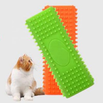 Factory directly Silicone Massage Bath Brush for Pet,Silicone Dog and Cat Bath Brush