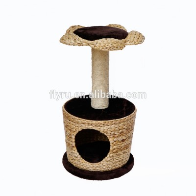 Hot Selling Cat Tunnel Cat Tree With Plush And Sisal Material