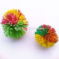 colorful small cat toy christmas gift cat toys sponge balls